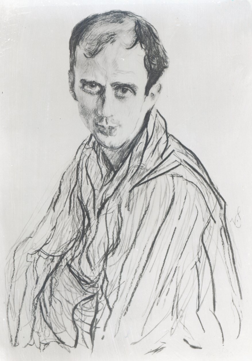 Michel Fokine, 1909 door Valentin Aleksandrovich Serov