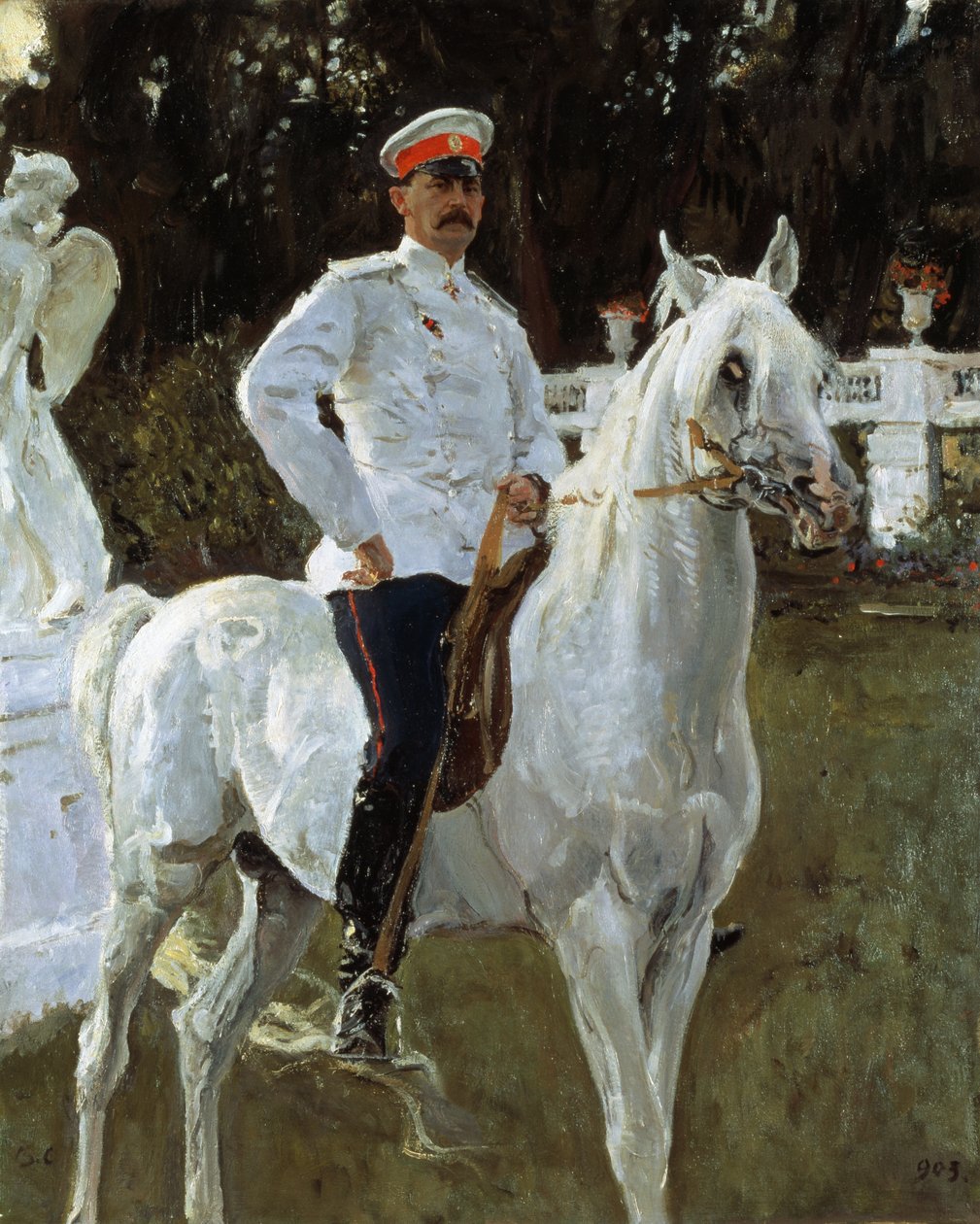 Portret van Prins Felix Yussupov (1887-1967) 1903 door Valentin Aleksandrovich Serov