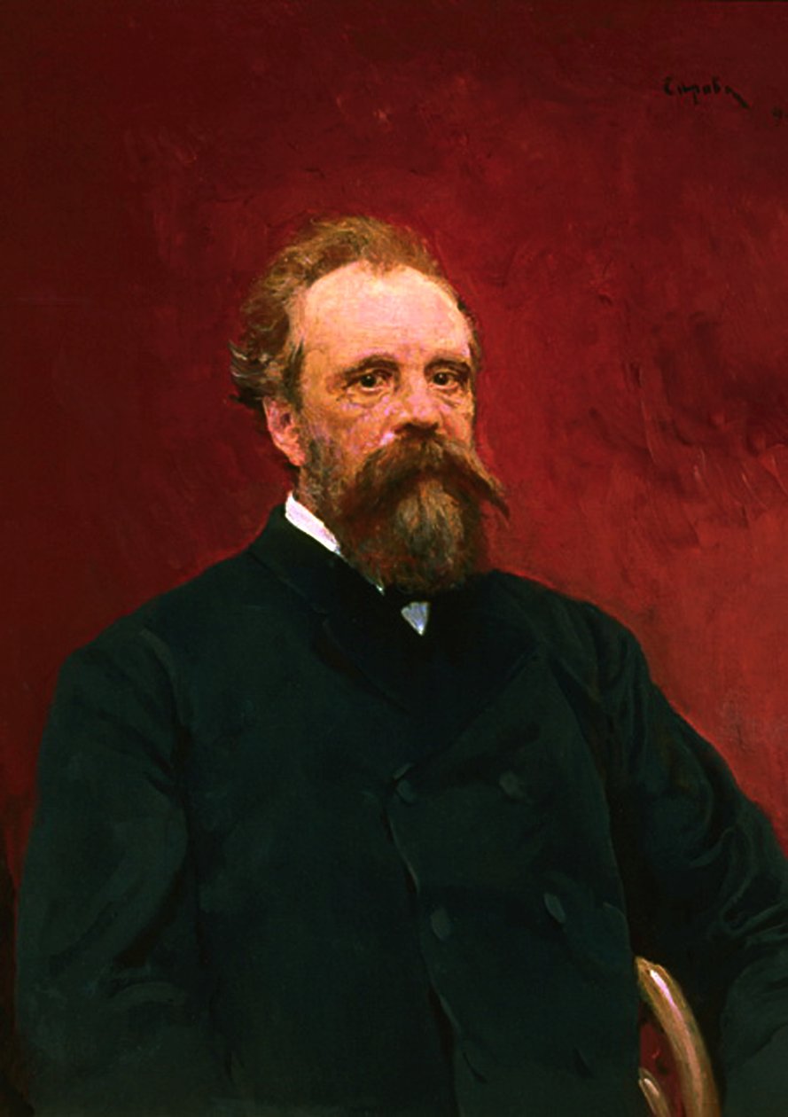 Sergey Mikhailovich Tretyakov, 1895 door Valentin Aleksandrovich Serov