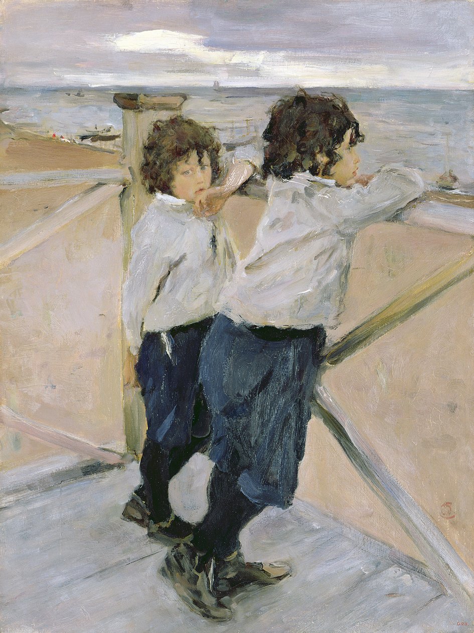 Twee jongens, 1899 door Valentin Aleksandrovich Serov