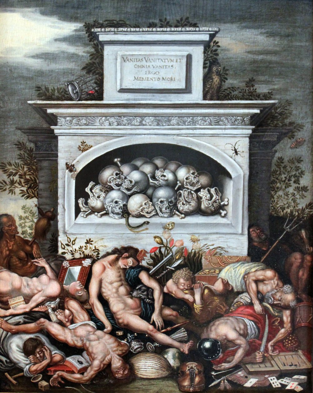 Vanitas allegorie door Valentin Wagner