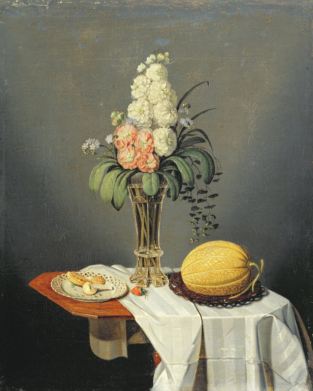 Stilleven, 1843 door Valentin Wassner