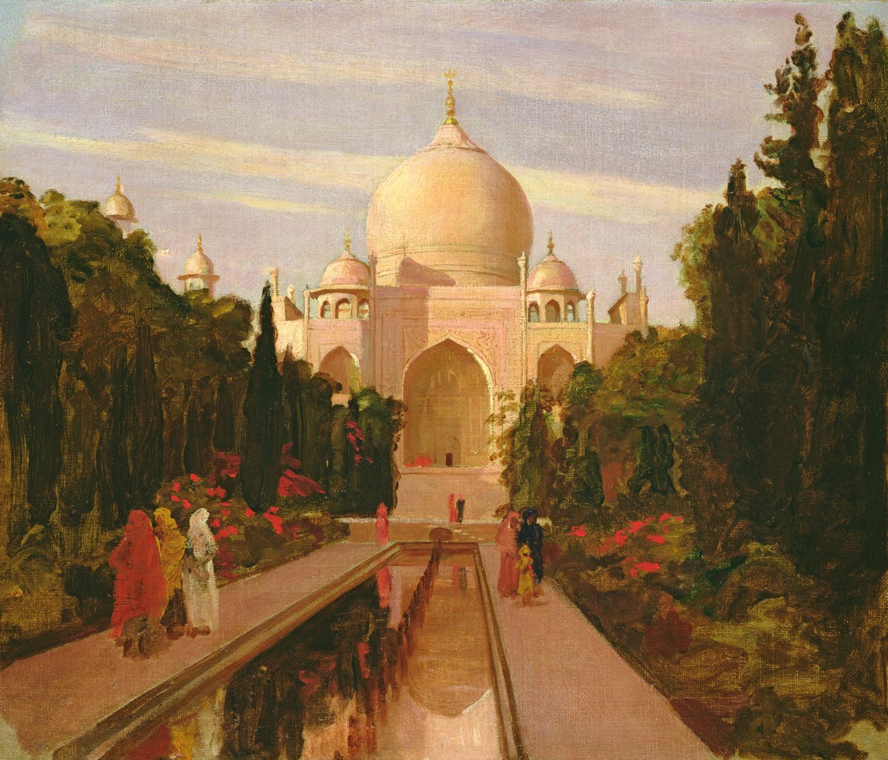 De Taj Mahal door Valentine Cameron Prinsep