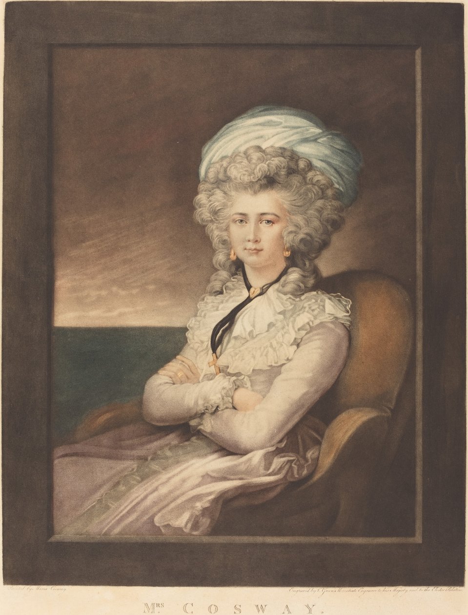 Maria Cecilia Louisa Cosway door Valentine Green