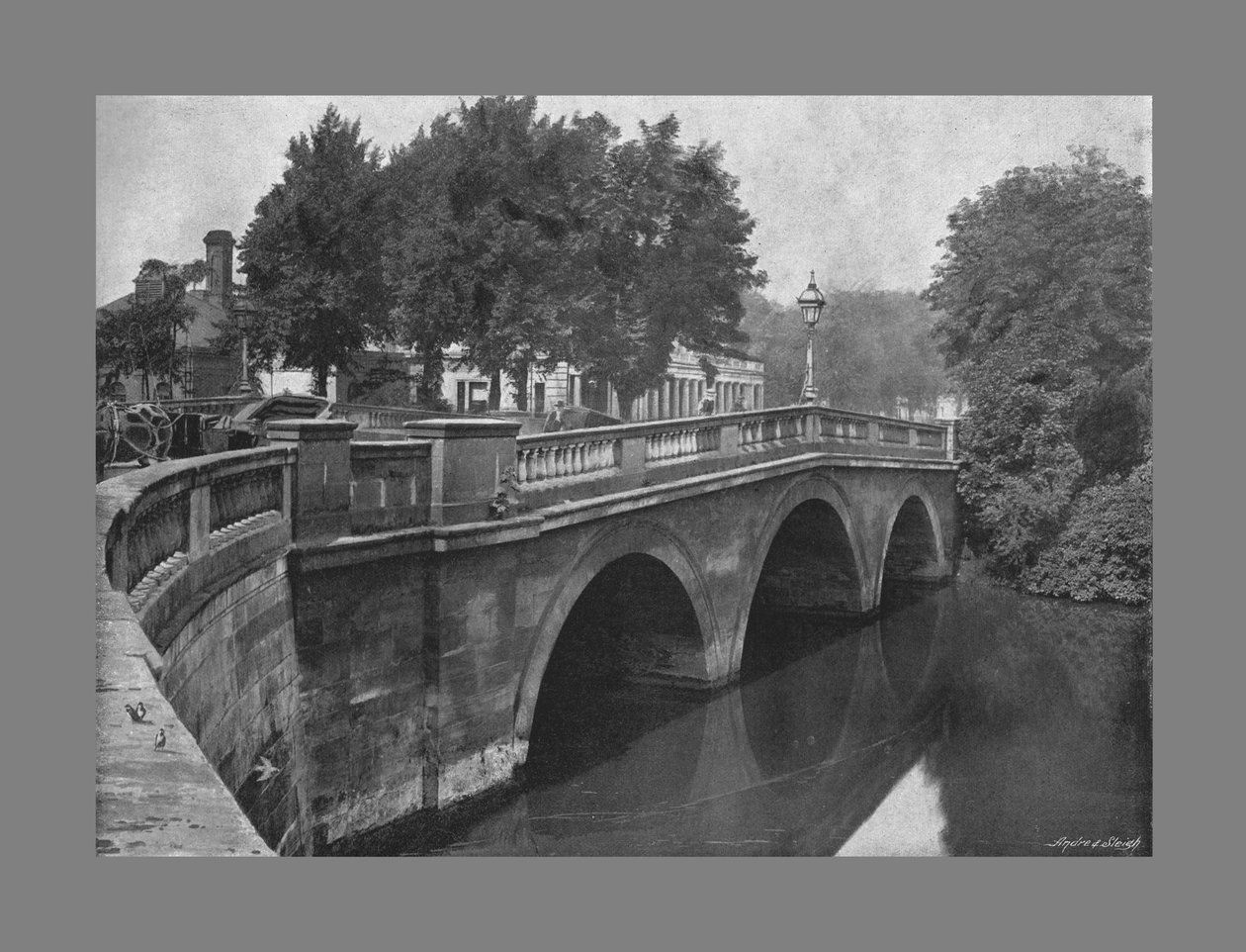 Leamington Brug, c1900 door Valentine and Sons Ltd