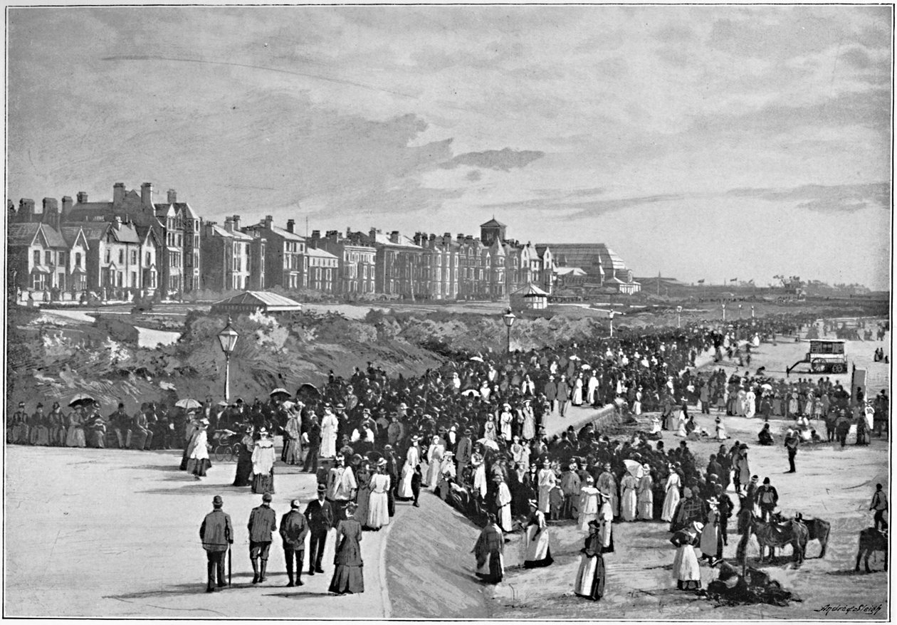 Marine Park, Southport, c1896 door Valentine and Sons Ltd