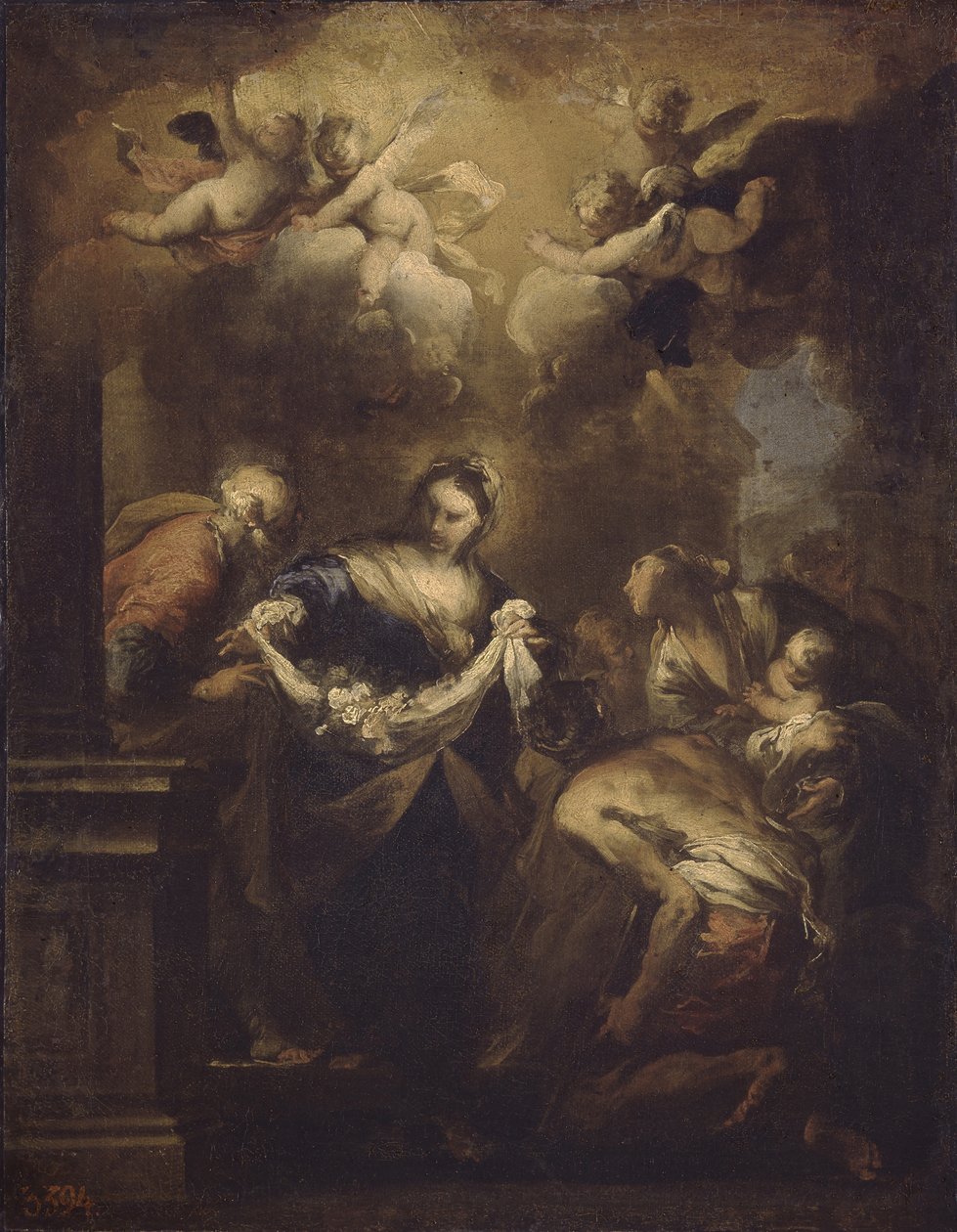 Het Wonder van de Rozen, 1650s door Valerio Castello
