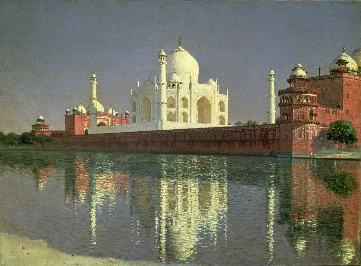 De Taj Mahal, 1874-76 door Vasili Vasilievich Vereshchagin