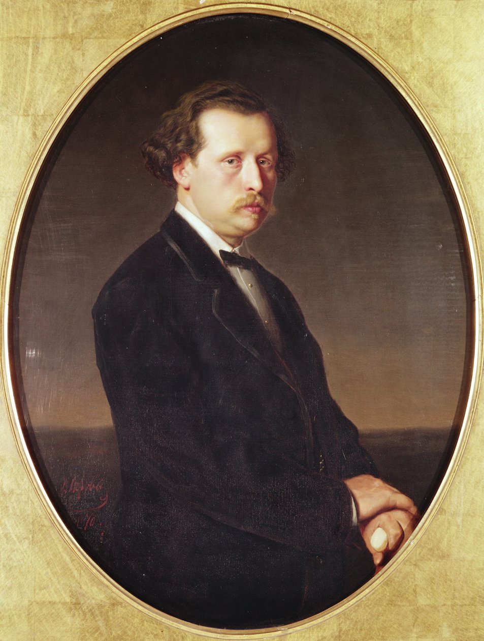 Portret van N.G. Rubinstein door Vasili Grigorevich Perov