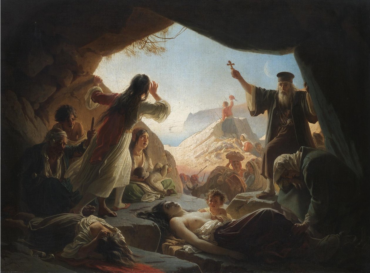 De Zeitun-opstand van 1862 door Vasili Grigorievich Khudyakov