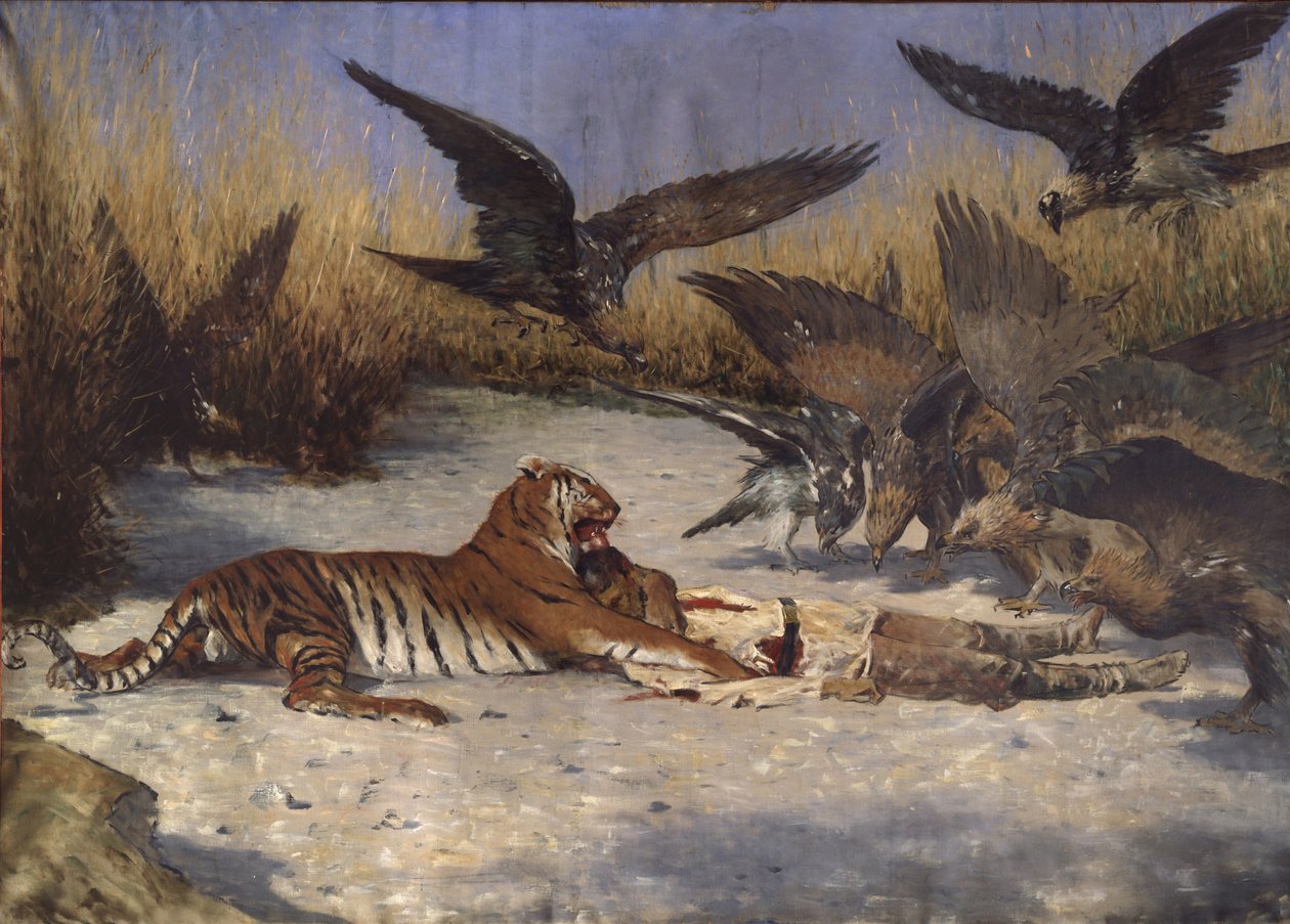 Een menseneter, 1870s-1880s door Vasili Vasilievich Vereshchagin