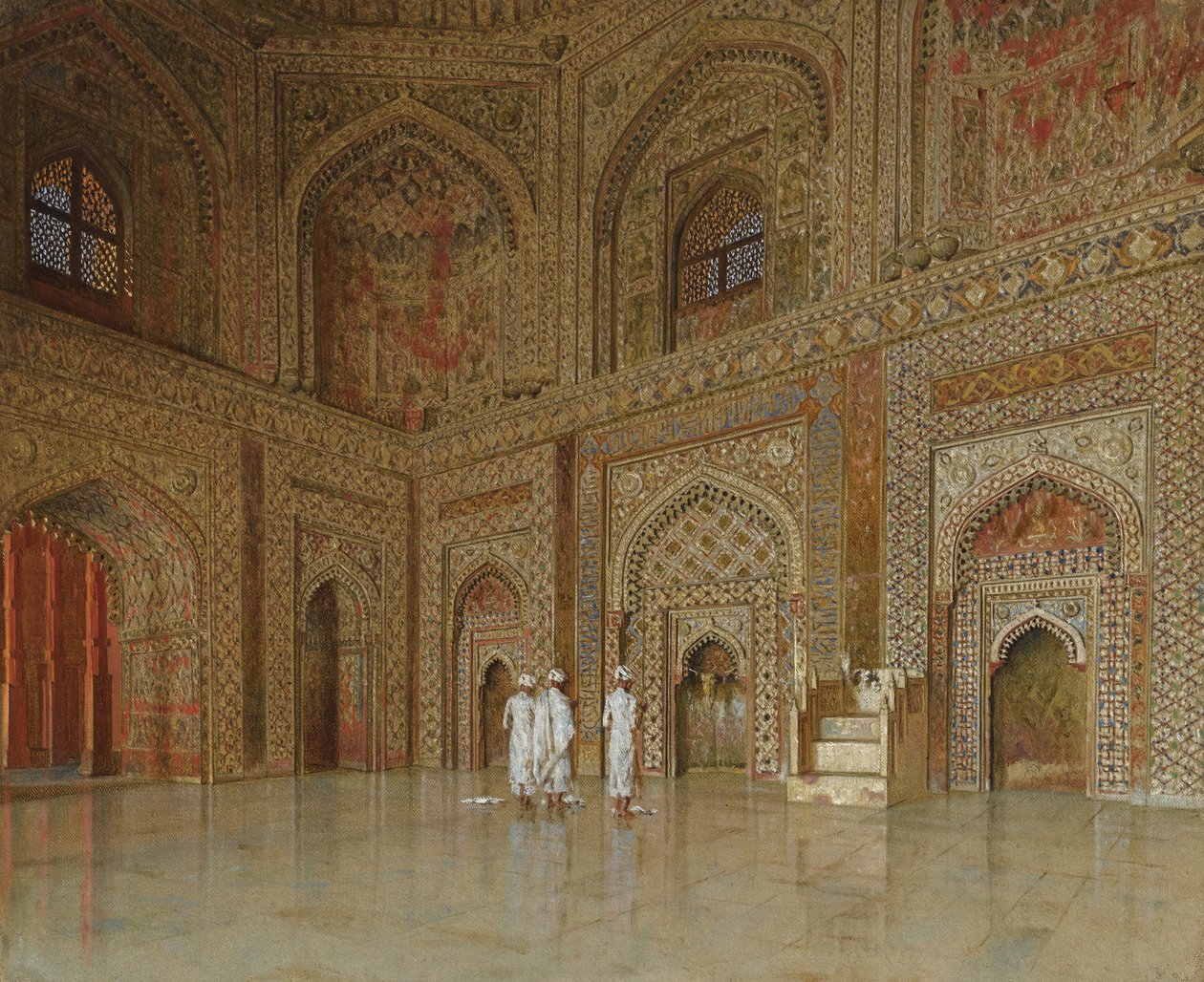 De moskee in Fatehpur Sikri door Vasili Vasilievich Vereshchagin