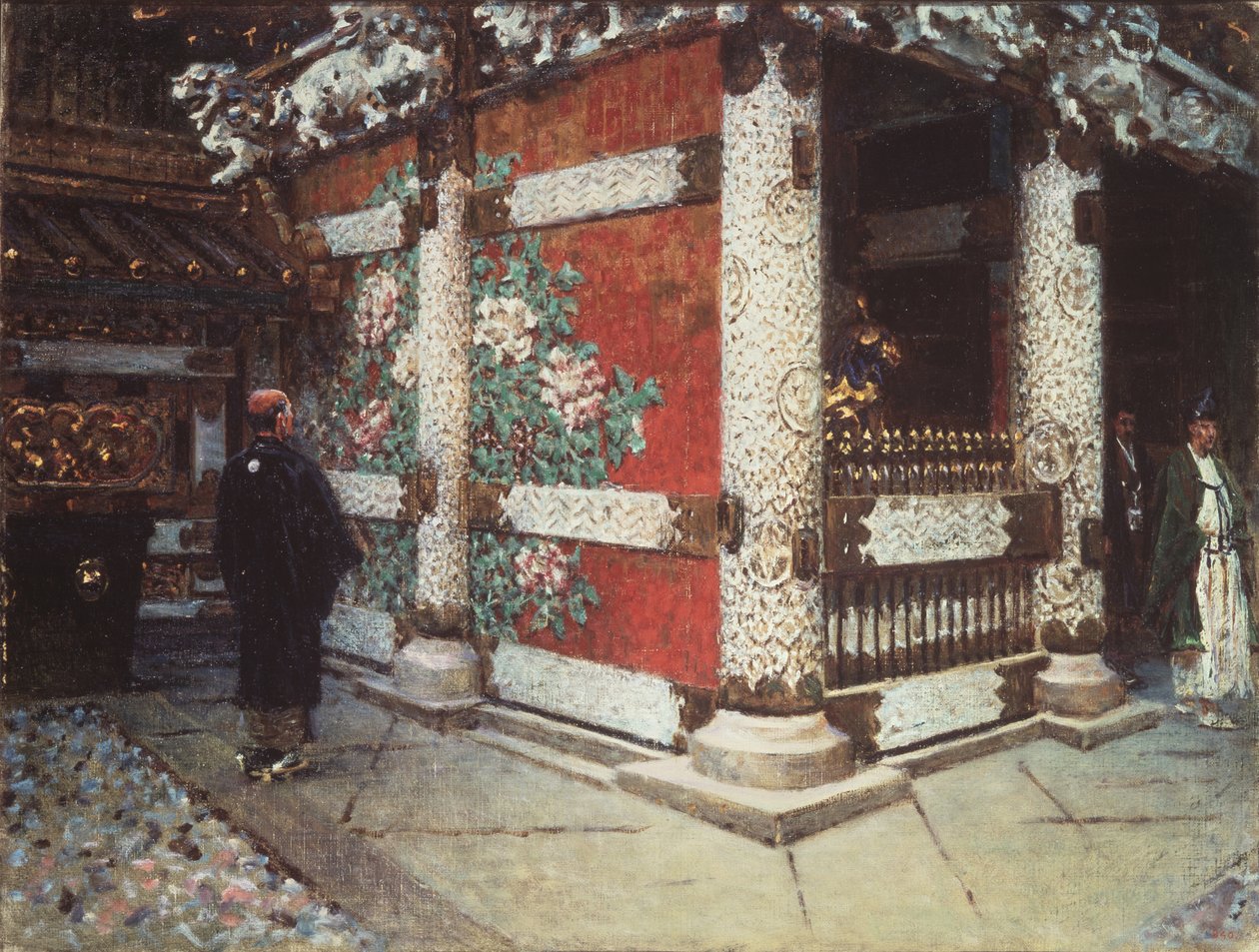 Het Shinto-heiligdom in Nikko, 1903 door Vasili Vasilievich Vereshchagin