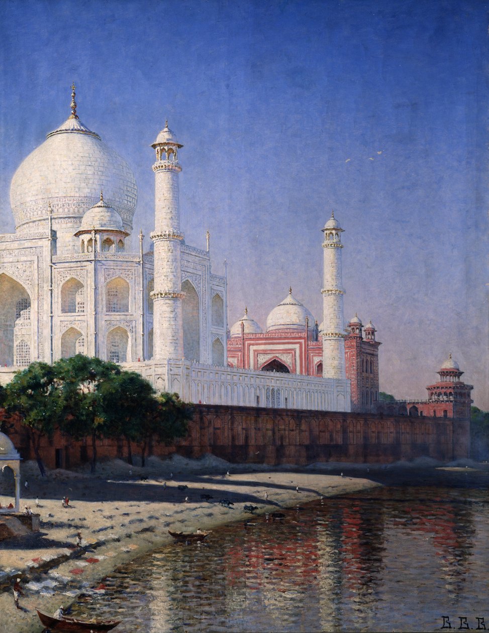 De Taj Mahal in Agra door Vasili Vasilievich Vereshchagin