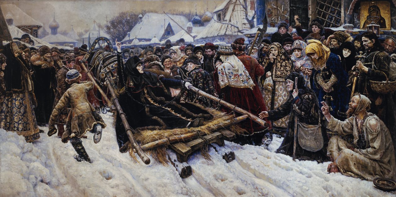 Boyarina Morozova door Vasilij Ivanovic Surikov