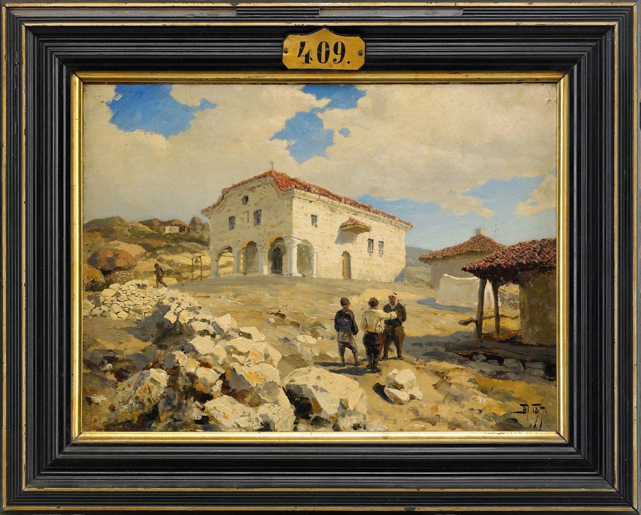 Een Kerk op de Balkan, 1877 door Vasilij Dmitrievich Polenov