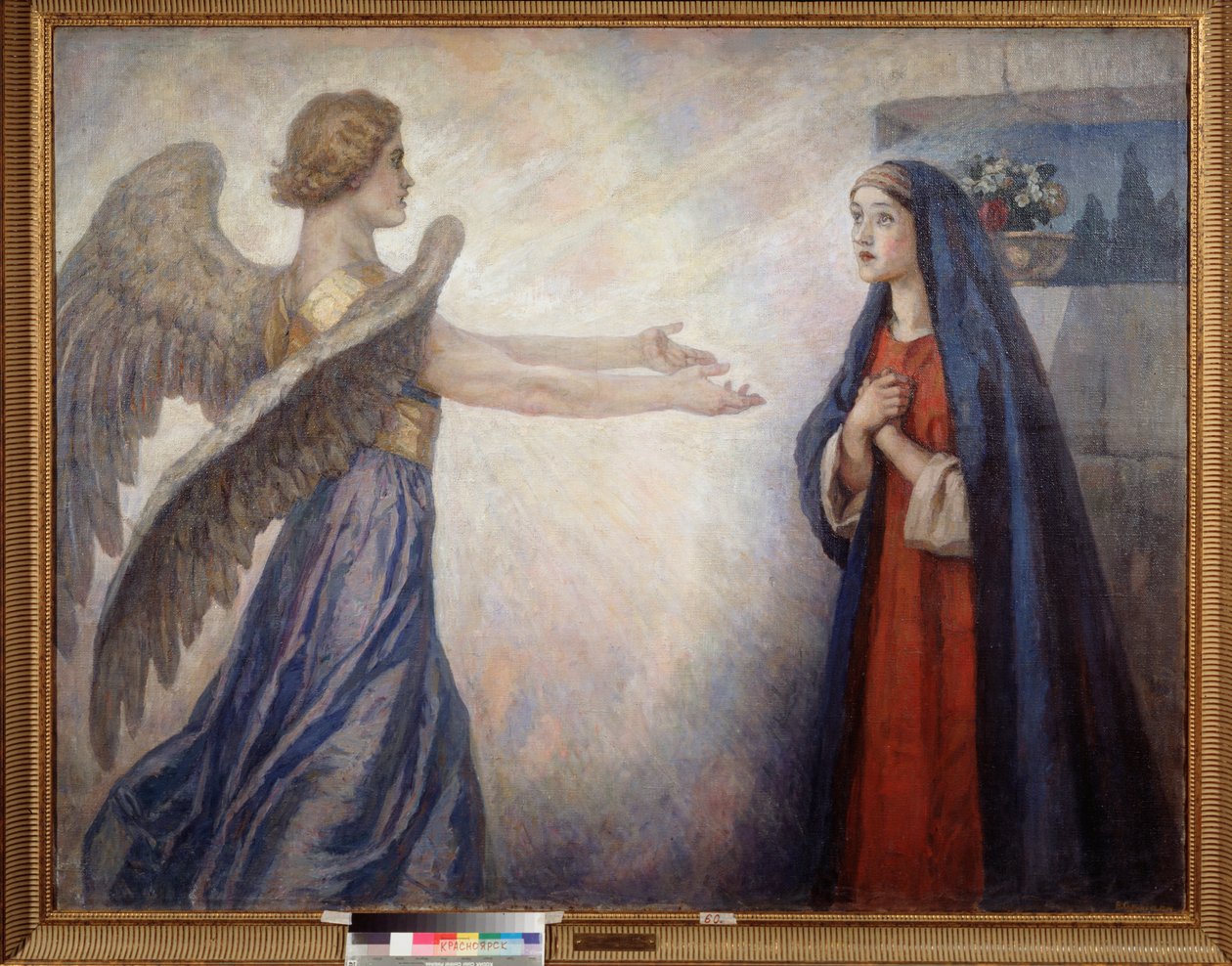 De Annunciatie door Vasilij Ivanovic Surikov