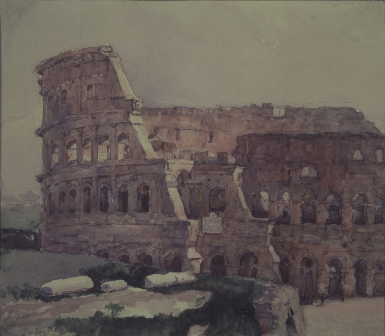 Het Colosseum in Rome door Vasilij Ivanovic Surikov