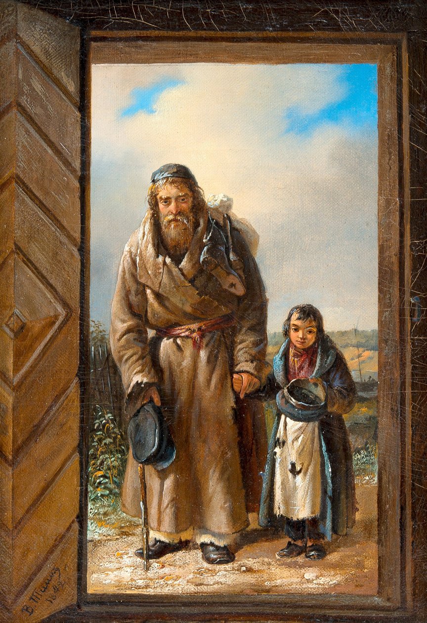 Bedelaars door Georg Wilhelm Timm
