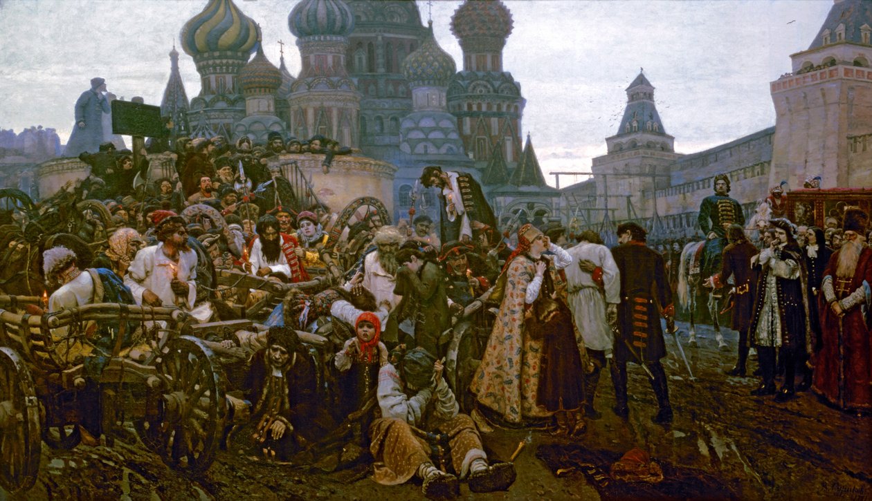 Ochtend van de Streltsy-executie door Vasily Surikov