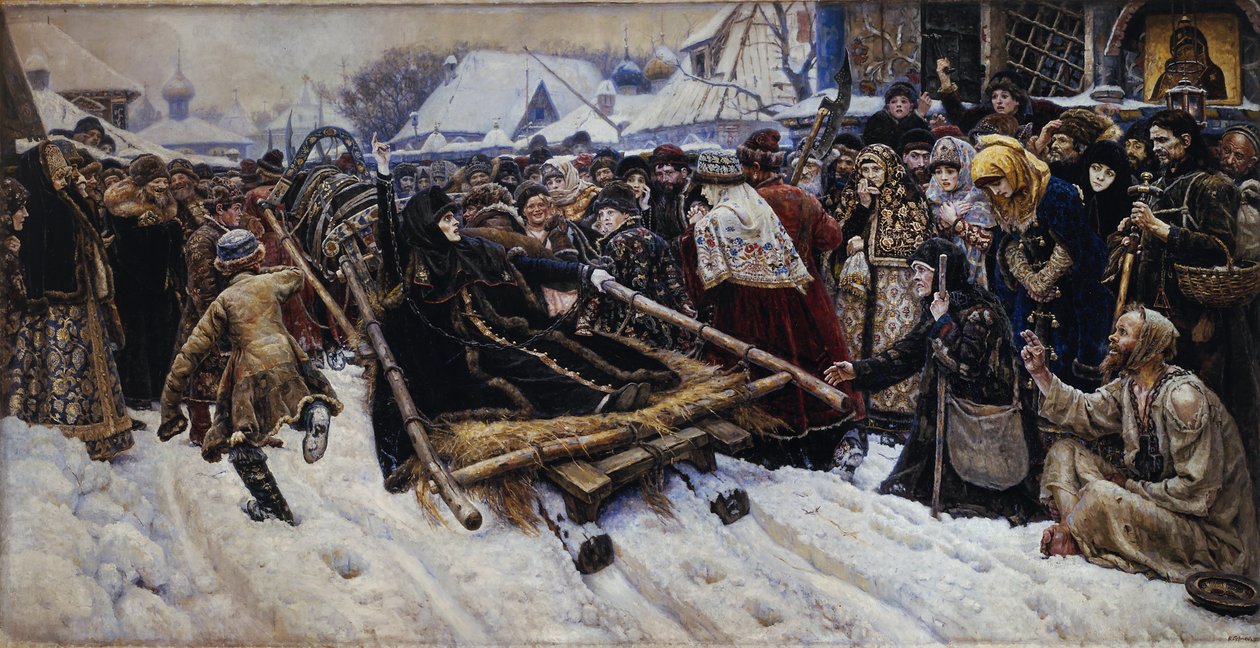 Boyarynya Morozova door Vasily Surikov