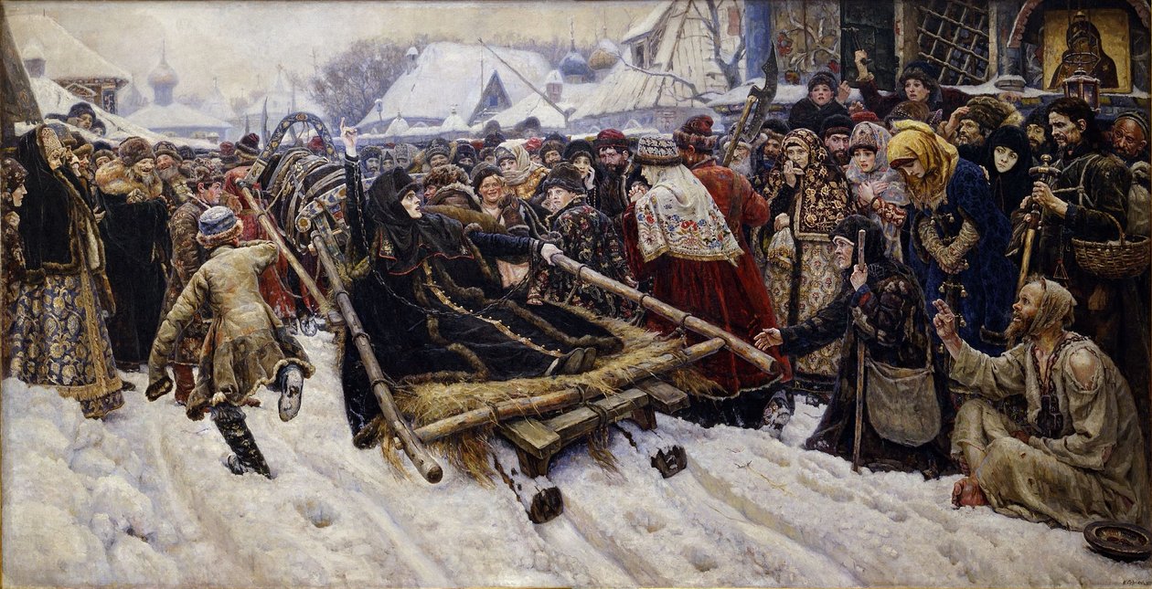 Boyarina Morozova door Vasily Surikov