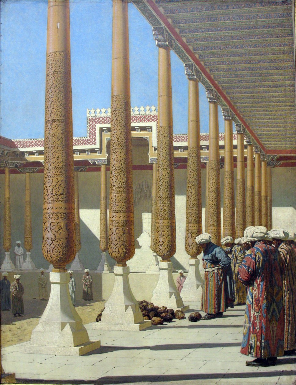 Presentatie van de trofeeën door Vasily Vereshchagin