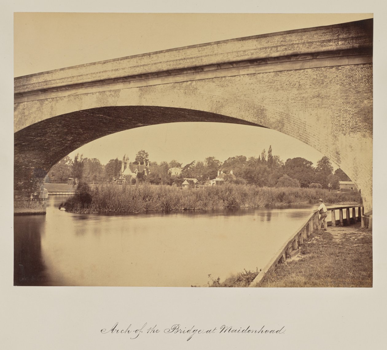 Boog van de brug in Maidenhead. door Vernon Heath