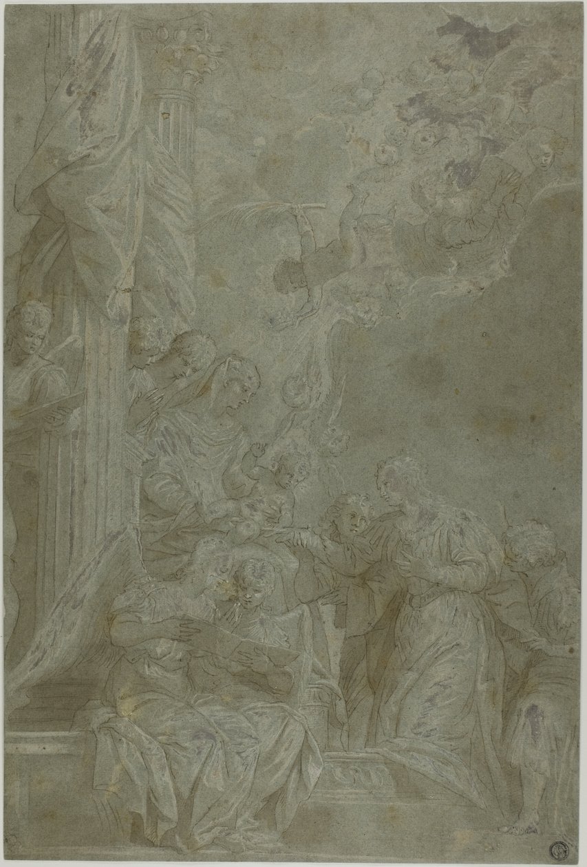 Mystiek Huwelijk van Sint Catharina door Veronese (Paolo Caliari)