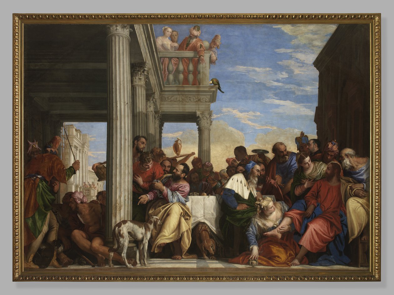 Diner in het huis van Simon door Veronese