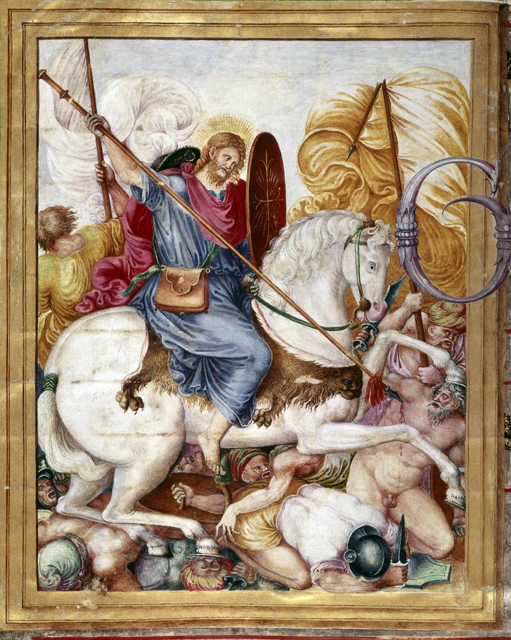 Sint Jacob vecht door Vicente Raimundi