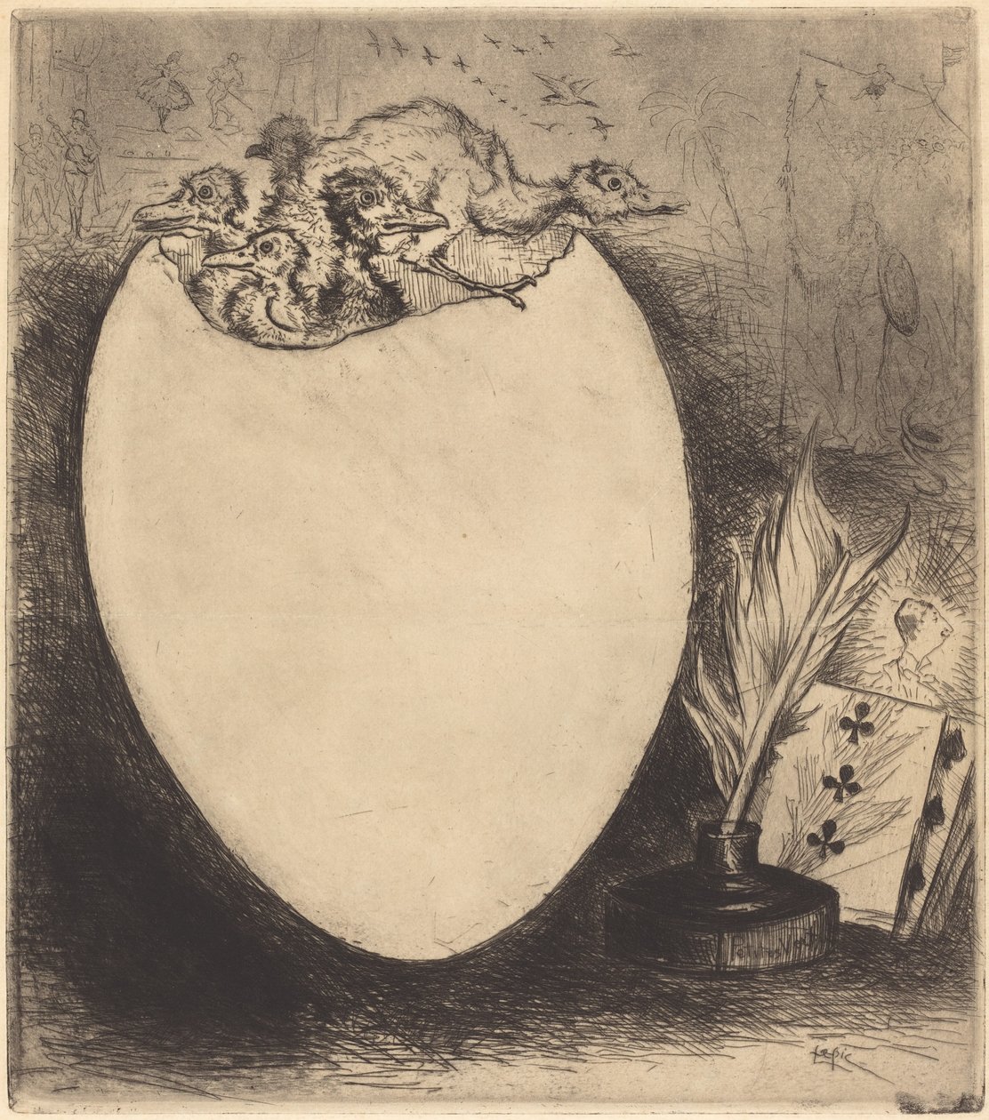 De Paaseieren door Vicomte Ludovic Lepic