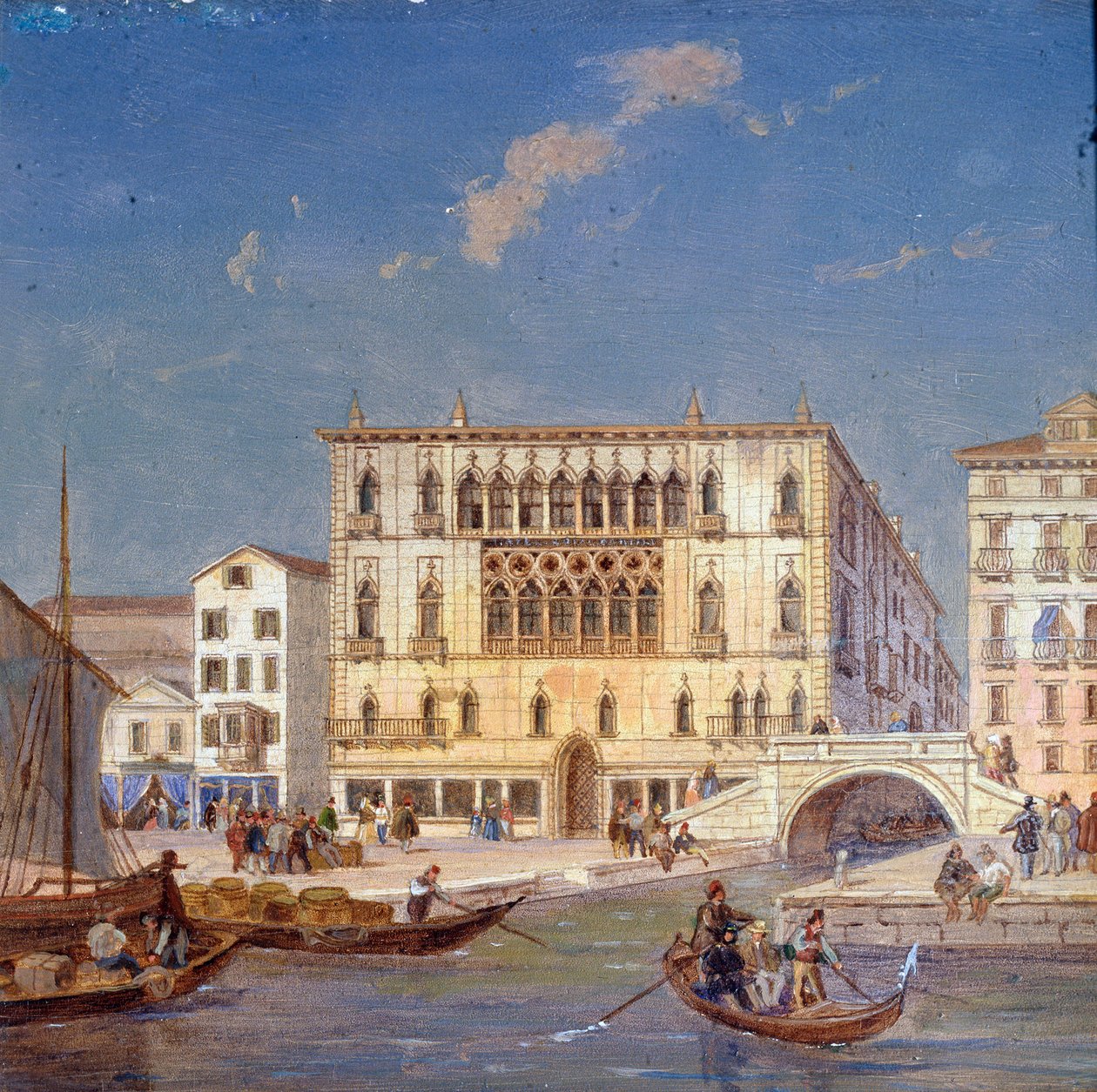 Palazzo Bernardo, 19e eeuw door Victor Adam