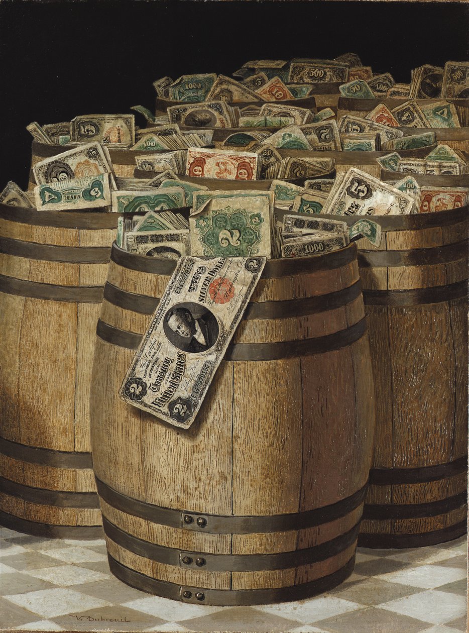 Vaten Geld door Victor Dubreuil