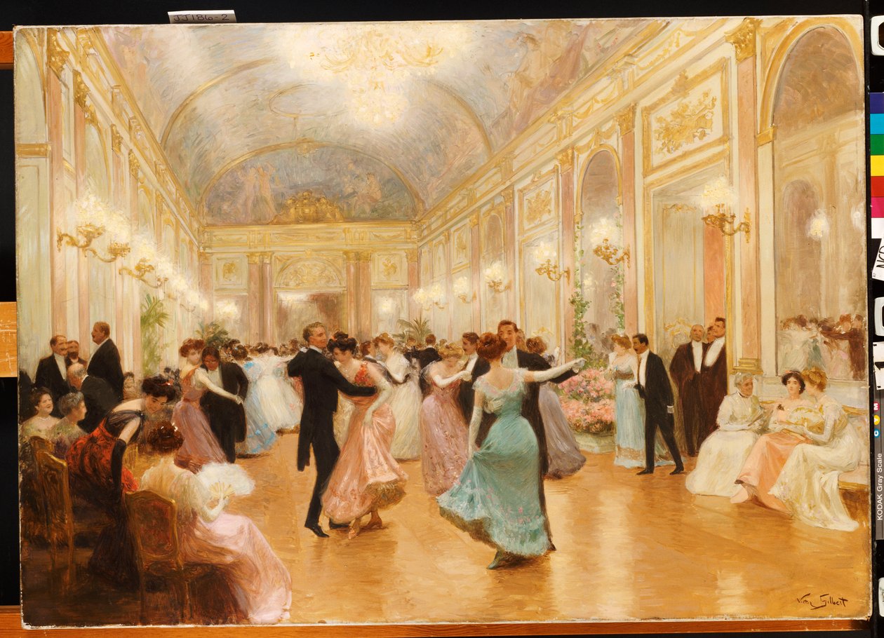 Het bal door Victor Gabriel Gilbert