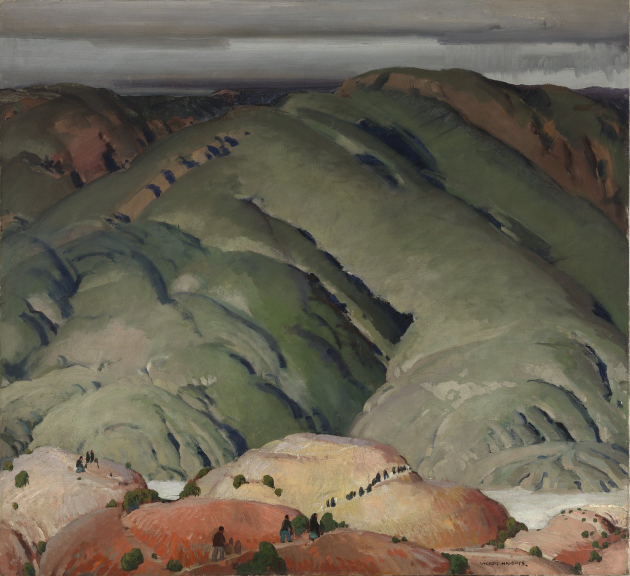 Bergvormen #2 door Victor Higgins
