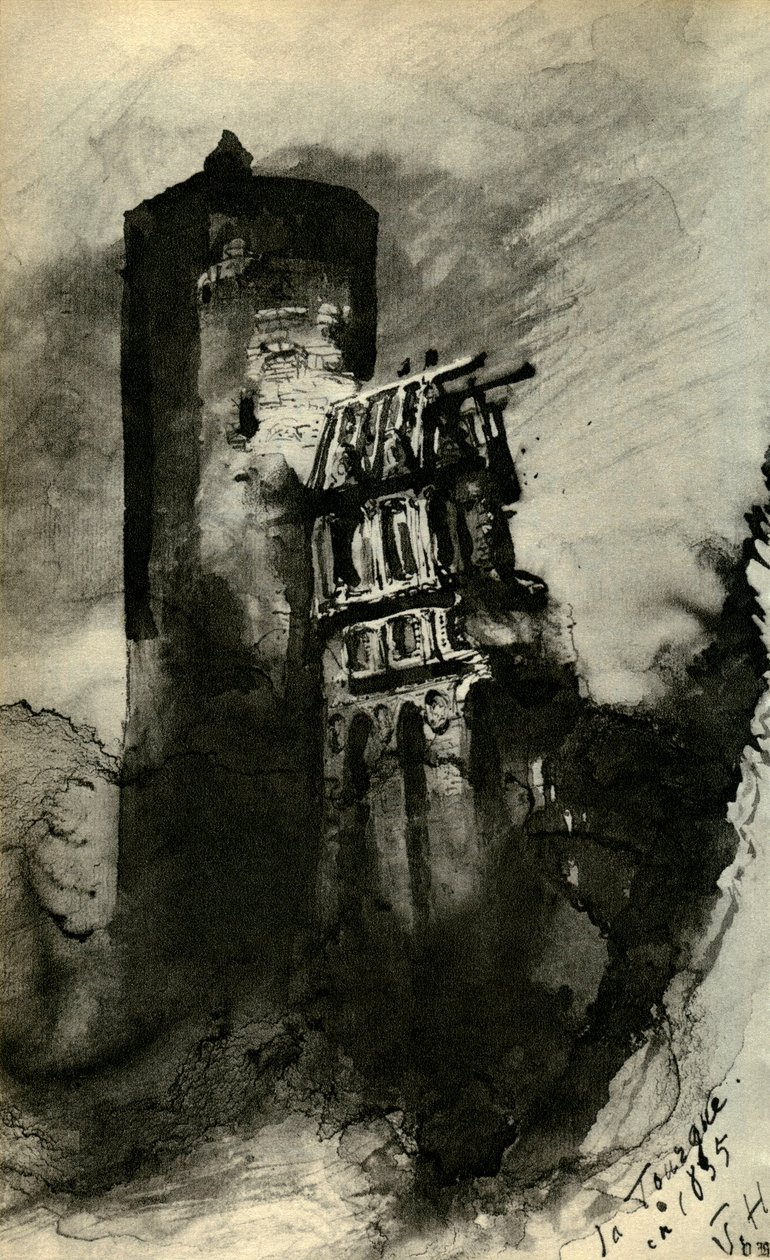 La Tourgue, 1835 door Victor Hugo