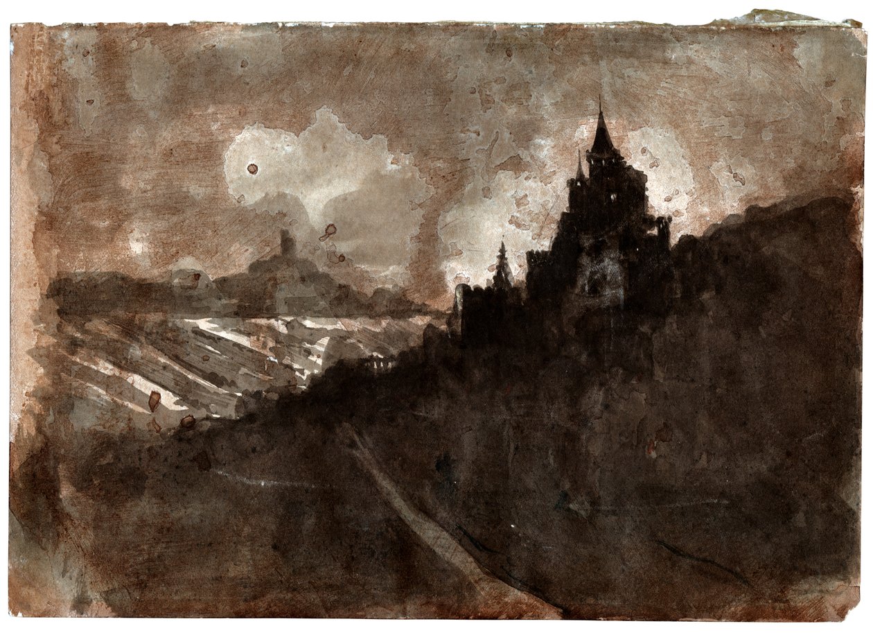 Rijndal, ca. 1850 door Victor Hugo
