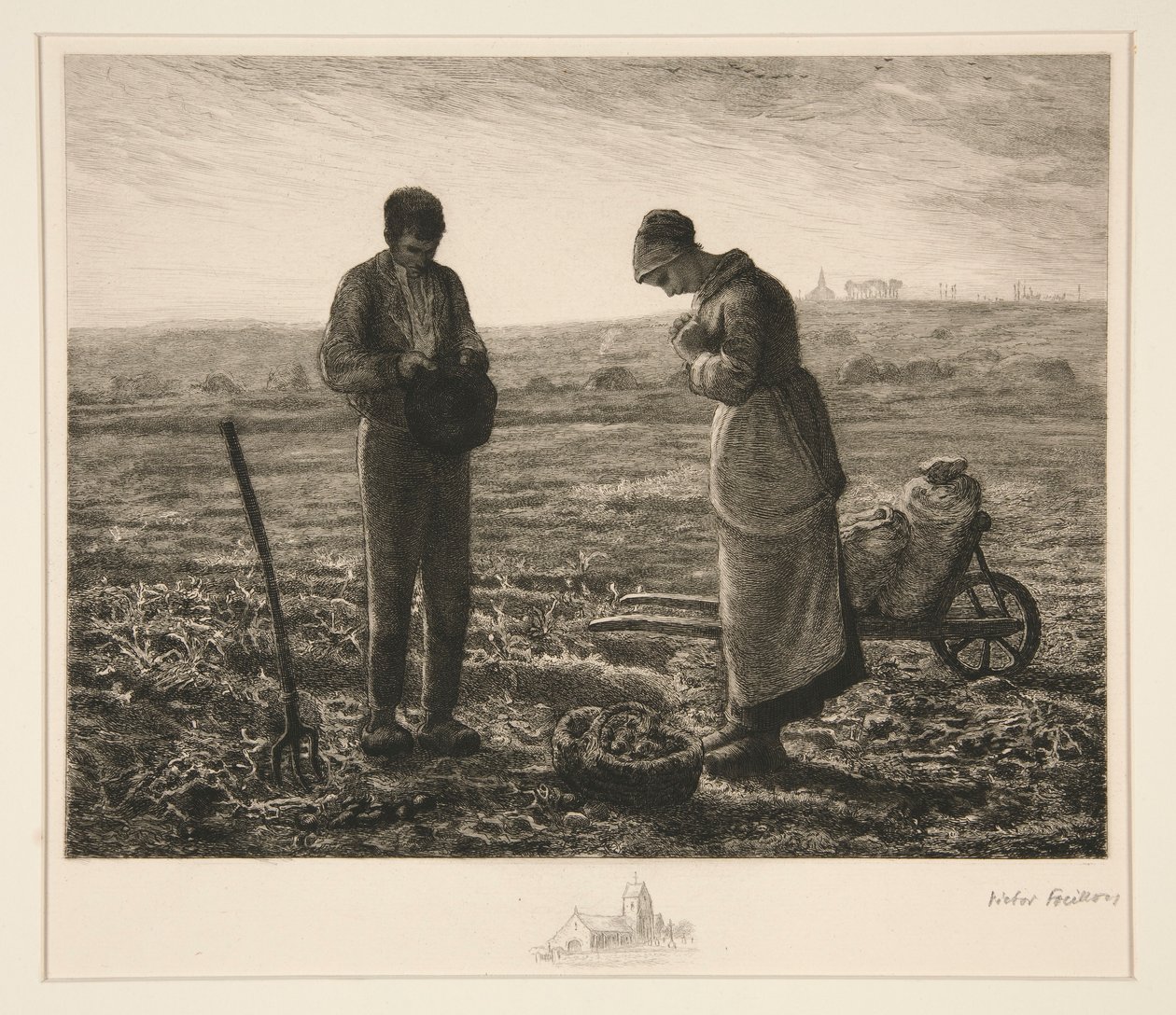 De Angelus door Victor Louis Focillon