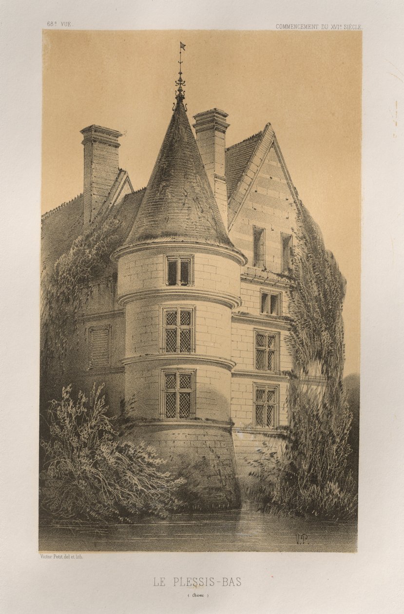 Pl. 68, Le Plessis-Bas Aisne, 1860 door Victor Petit