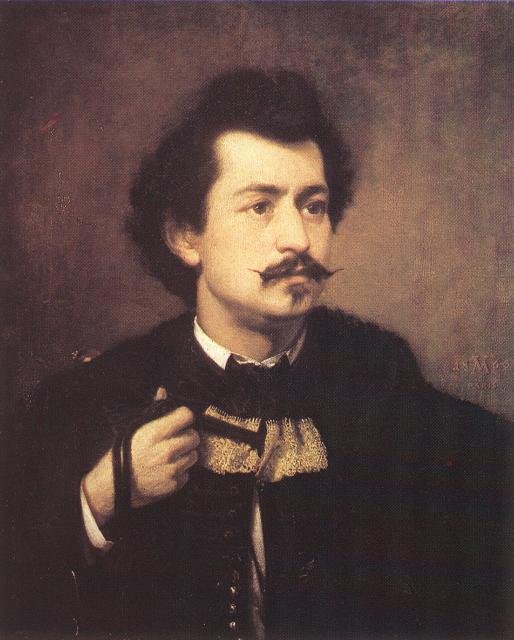 Zelfportret door Viktor Madarász