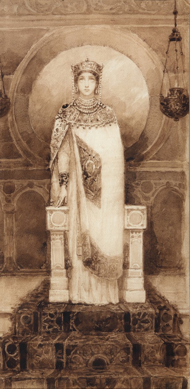 Sint Helena, 1890s door Viktor Mikhaylovich Vasnetsov
