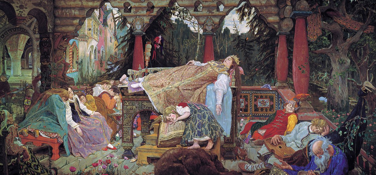Doornroosje, 1900-1926 door Viktor Mikhaylovich Vasnetsov