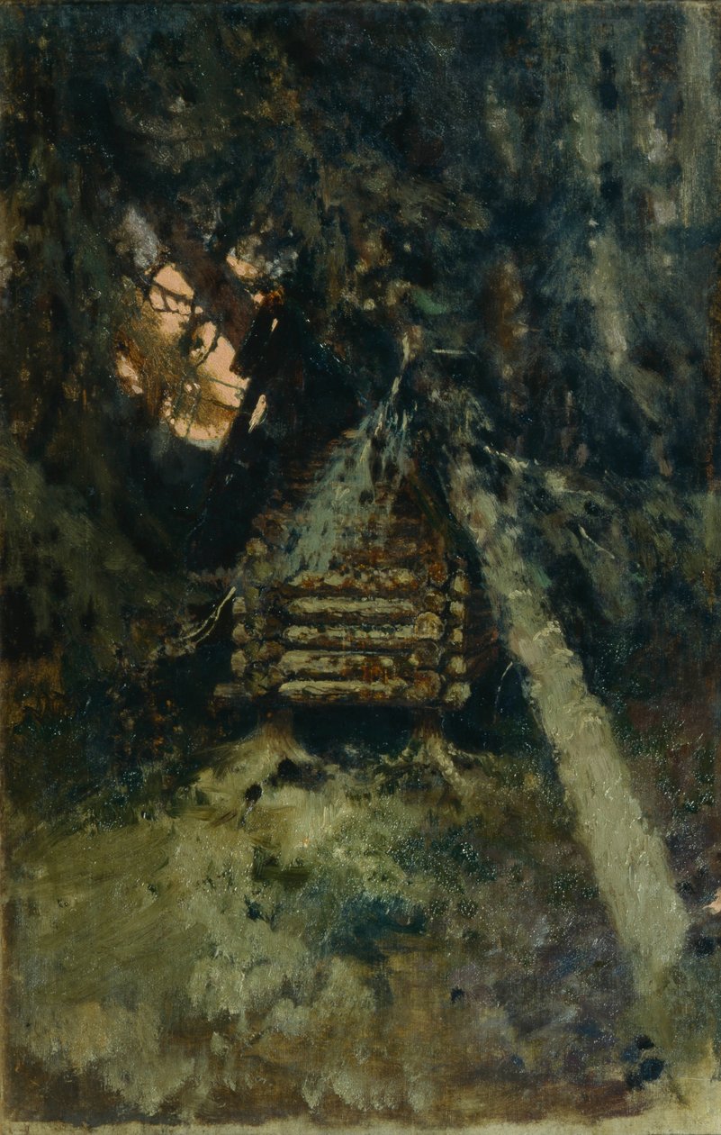 De Hut op Kippenpoten door Viktor Mikhaylovich Vasnetsov