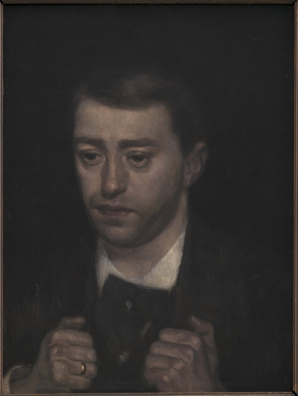 De componist Fini Henriques door Vilhelm Hammershøi