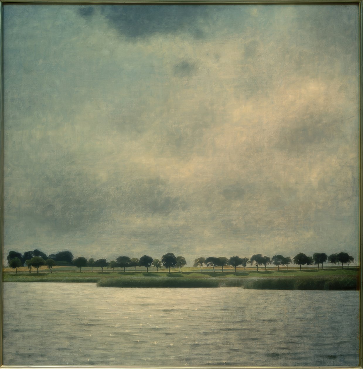 Gentofte Meer door Vilhelm Hammershoi