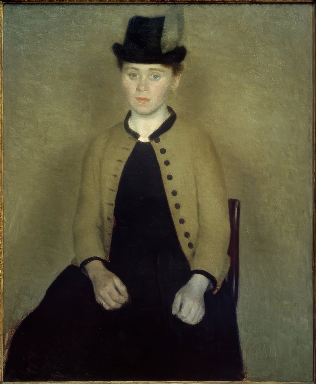 Ida Ilsted door Vilhelm Hammershoi