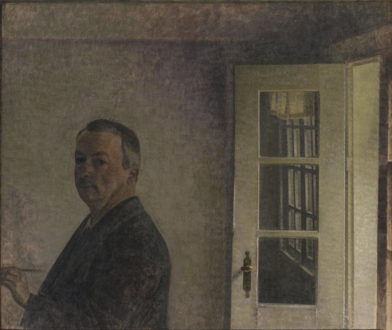 Zelfportret door Vilhelm Hammershoi