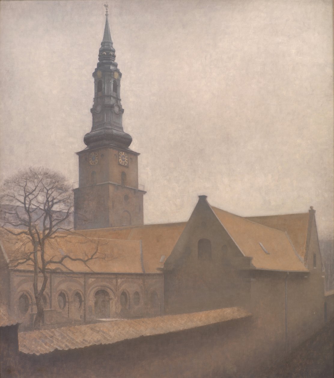 St. Pieterskerk, Kopenhagen door Vilhelm Hammershoi