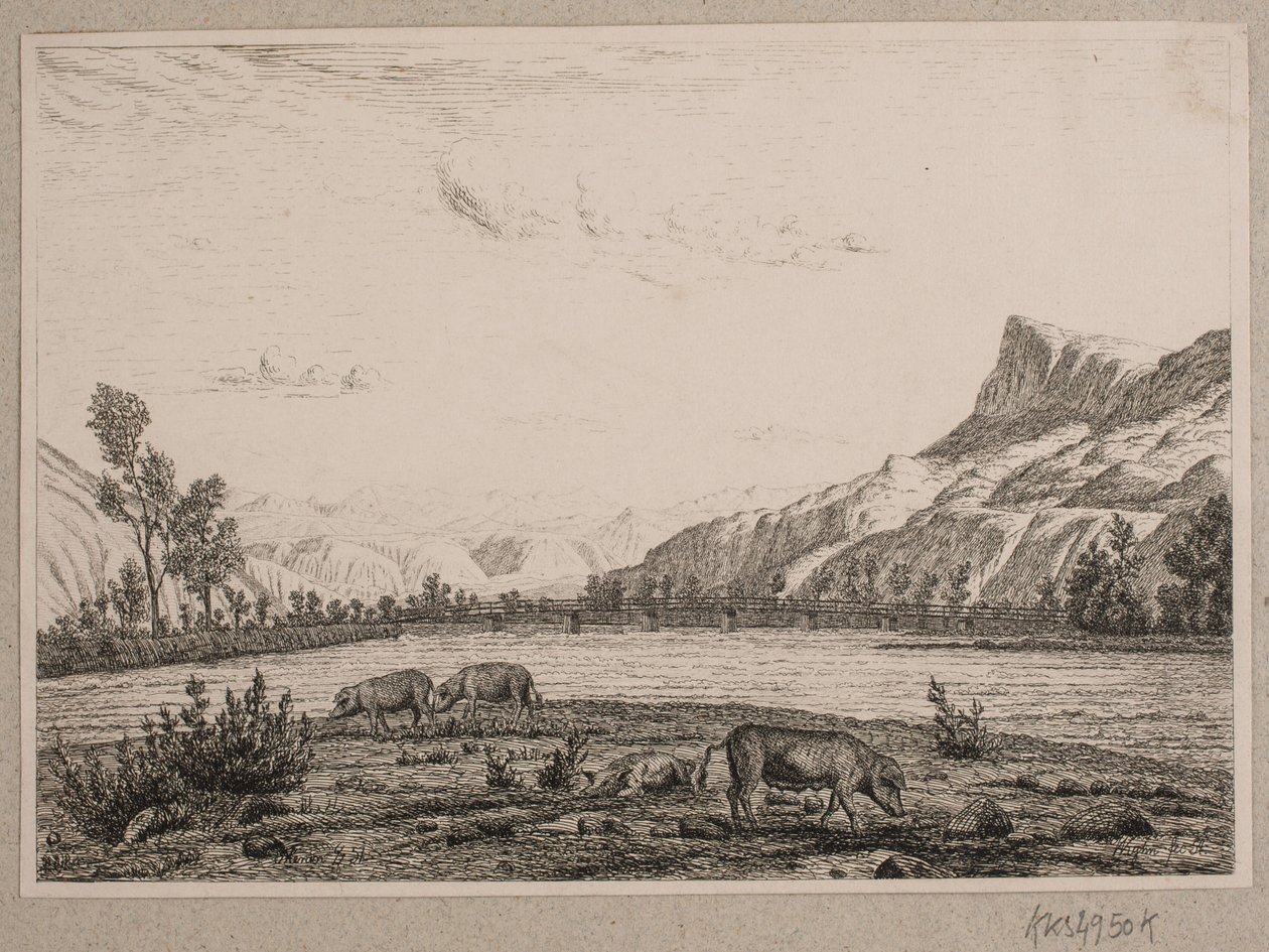 Berggebied in Tirol door Vilhelm Kyhn
